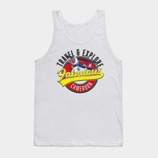 Travel explore fabulous Cameroon logo Tank Top